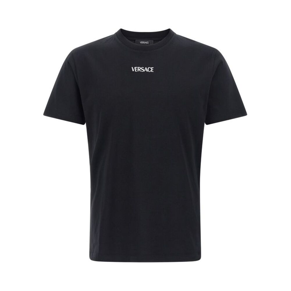Versace Black Cotton Men's T-Shirt